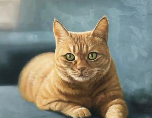Transform Your Cat Photos into Custom Hand-Painted Oil Portraits thumbnail 2